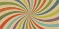 Retro geometric twirl wallpaper.